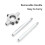 Adjustable Round Die Handle Wrench for M18-M20 Threading, Heavy Duty Tool Steel Construction 2