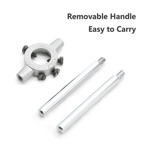 Adjustable Round Die Handle Wrench for M18-M20 Threading, Heavy Duty Tool Steel Construction 1