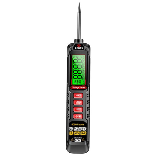 A3015 Digital Multimeter Car Voltage Tester Pen AC/ Voltage 600V Non-Contact Phase Sequence Detection Voltage Test