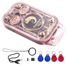 Chameleon V3.0 RFID  Chip Reader+4XUID Keychain  Card Emulator NFC Reader Writer ID IC 125K 13.56M Tag Copyer