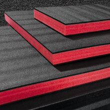 Gereedschapskist Schuim 6-Pack 18x12x1 Inch, Schuiminzetstukken voor Koffers, Polyethyleen Opbergbladen voor Gereedschapskist Harde Koffer, Tool