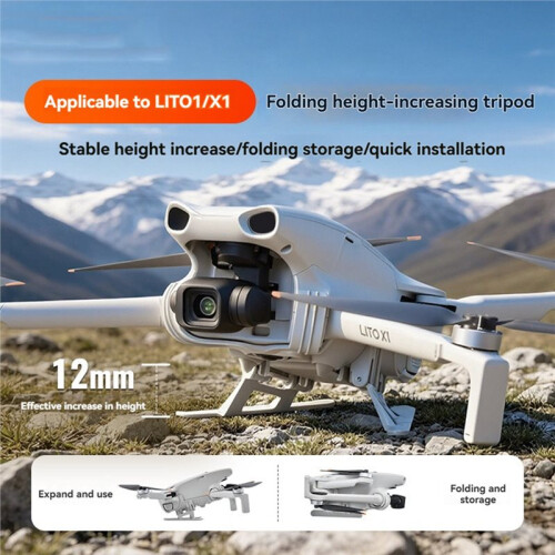 Landing Gear for  LIITO1/X1 Drone Foldable Quick Release Height Protector Extended Leg Extensions 1