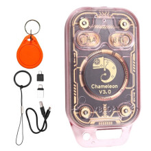 Chameleon V3.0 RFID Chip Reader+1XUID Keychain Card Emulator NFC Reader Writer ID IC 125K 13.56M Tag Copyer