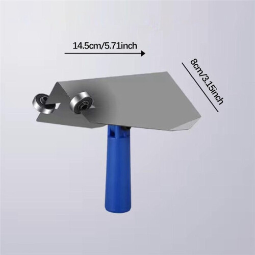 Drywall Corner Trowel Stainless Steel Internal Corner Tool with Comfortable Grip Handle 2