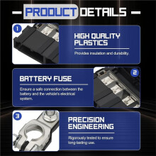 24380-79915 Support de Fusible de Batterie Positif avec Connecteur de Terminal de Batterie pour 350Z 370Z -R