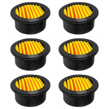 6-Pack of Air Compressor Replacement Filters, Intake Filter Muffler, Air Compressor, Generator, Blower and Exhaust Port.