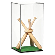 Baseball Display Case, Clear Acrylic Stable & Secure Game Holder Showcase for Autograph Single