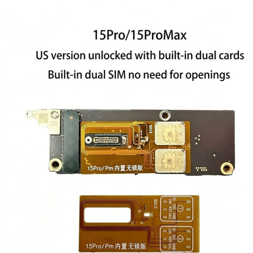 Reparaturset für  15 Pro/Pro Max Dual-SIM-Flexkabel (US-Version) mit Integriertem MEP SIMHUB IC (Gesperrt) 2