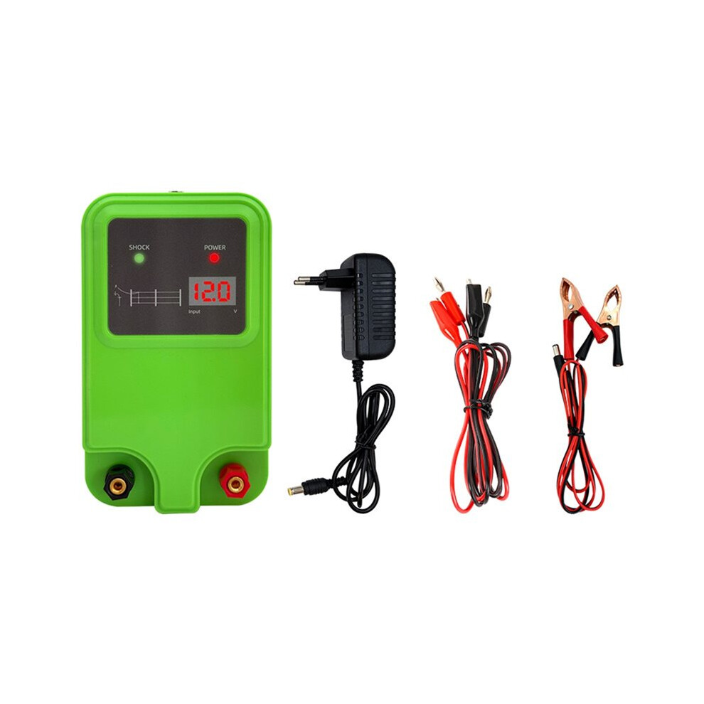 Livestock Electric Fence Charger Farming Electric Pasture Fence Pulse Generator For Pasture Ranch Farm Fence Eu-Plug 6034215254099