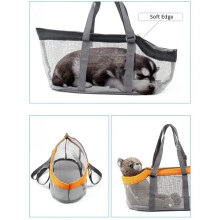 Bag for Cats & Dogs - Foldable Travel Bag with Handheld Strap, Breathable Mesh A:Black