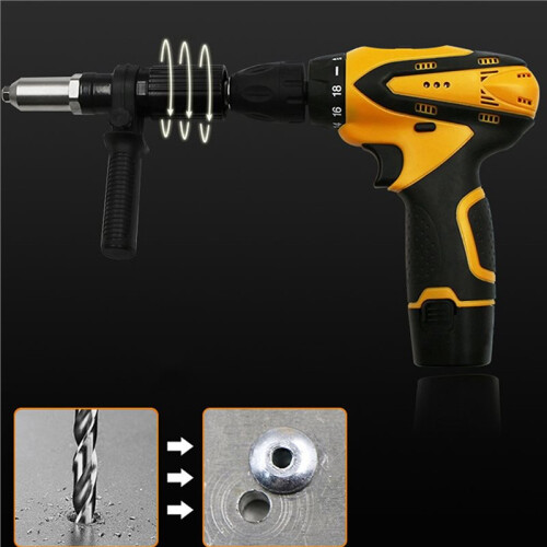 Electric Rivet Nut Machine Accessories Attachments Cordless Riveting Drill Joint Adapter Riveter Insert Nut Tools 1