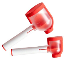 2pcs Protein Powder Scoop Funnel No Spill, Easy Bottle Filling 70ml and 25ml Set