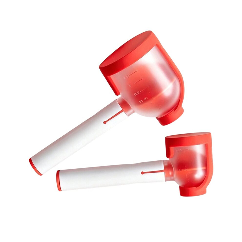 2pcs Protein Powder Scoop Funnel No Spill, Easy Bottle Filling 70ml and 25ml Set