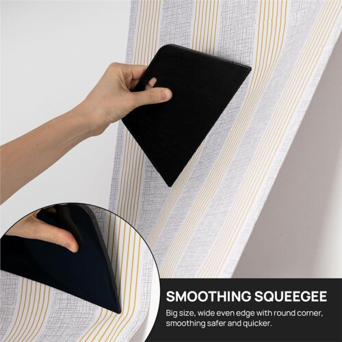 Wallpaper Smoothing Tools Kit with Paste Brush, Squeegee,  Squeegee & Cutter for Peel and Stick Vinyl 1