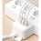 EU Plug AC Outlet Multitap Power Strip Electrical Socket USB Home Surge Protector Network Filter A:Black 7