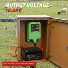 Livestock Electric Fence Charger Farming Electric Pasture Fence Pulse Generator for Pasture Ranch Farm Fence EU-PLUG