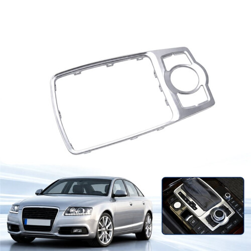 4FD864260A Front Console Frame Trim Bezel MMI Shift Knob Panel Frame for  A6 C6 2005-2012 1