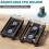 Adjustable CPU Holder with Cooling Fan and RGB Light, Under Desk Computer Tower Stand PC Floor Cart PC Riser 3