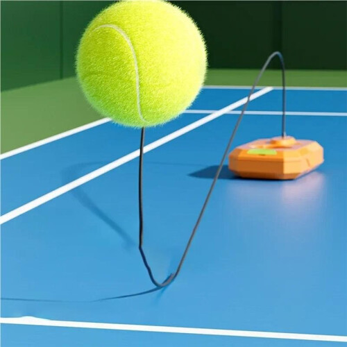 Multi-Function Self-Rebound Tennis Practice Solo Practice  with Base Portable Professional Training Aids 2
