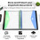 11Hole Binder Pockets, A4 Document File Folders,Transparent, Waterproof, Large-Capacity Storage Bag,Workplace School Use 7