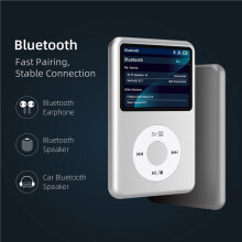128GB Tragbarer MP3-Player , Touch-Key Walkman mit Video-Radio - Klassischer HiFi-Musikspieler