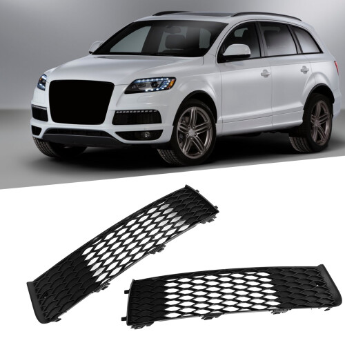 Pair of Front Bumper Lower Grille Q7 2010-2015 2