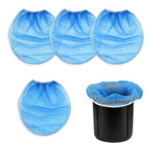 5 Stuks Verfzeefzakken, Fijnmazige Verffilterzak, Elastische Opening Gebruikt in 5 Gallon Emmers Filterzak
