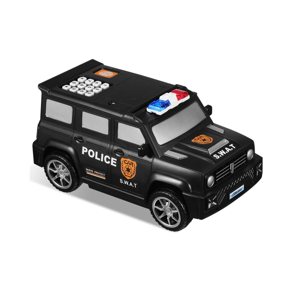 Digital Fingerprint Piggy Bank Car Kids Password Piggy Bank Money Box With Password For Kids Puzzle Locker 4712283575347