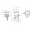 8Pcs Push Button 28mm Nut for  American Arcade Game Machine Joystick Zero Delay Controller Parts Machine Diy A 4