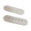 2Pack Hat Extender, 3D Printed Hat Size Extension Accessories, Holes Adjustable Cap Half Size Extender White 1
