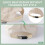 2Pack Hat Extender, 3D Printed Hat Size Extension Accessories, Holes Adjustable Cap Half Size Extender White 5