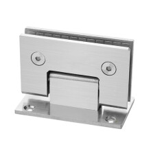 Dobradiças para Porta de Vidro de Chuveiro 90 Graus Grampo de Portão de Banheiro Acessórios para Porta de Vidro de 8-12 mm