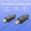 A11 Wireless Microphone Transmitter Receiver 2.4Ghz, XLR Microphone Wireless System, Wireless Mic Adapter for Audio Mi 9