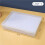 Plastic File Organizer Transparent Square Storage Box Storage Box File Storage Box L 6