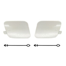 Car Rear Bumper Tow Hook Cover Painted 51127378573 51127378574 for X5 F15 2013-2018 Trailer Cover White