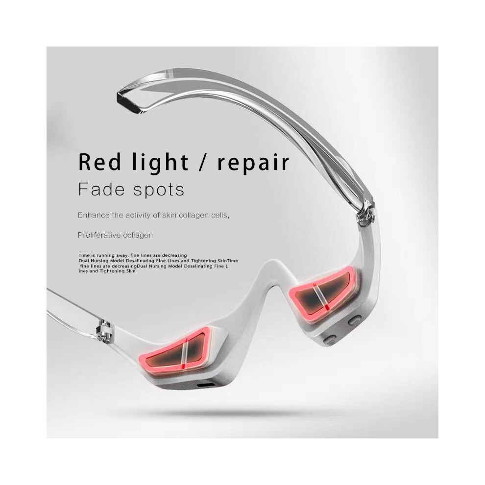 Stoyotu Ems Red Light Eye Beauty Device Microcurrent Eye Massager For Dark Circles Eye Bags And Eye Wrinkles Microcurrent Eye Massager