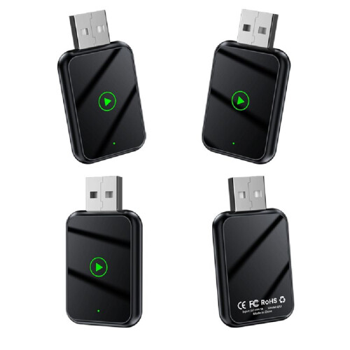 2 in 1 USB Type C Wireless Carplay Android Auto Adapter Wireless Car Adapter Convert Wired Android Auto to Wireless 1