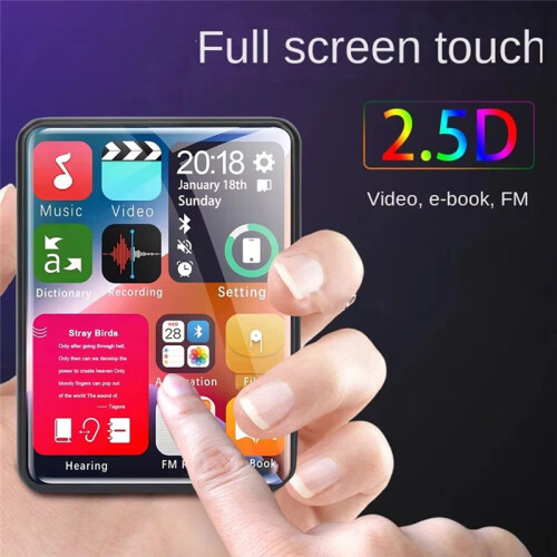Tocador de MP3 com Tela Cheia de 2,4 Polegadas e 4 GB de Memória , Reprodutor de MP4 com Alto-Falante Integrado e Vídeo de e-Book 2