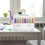 2Pcs Paint Storage Box  Storage Box Handle,30 Bottle Capacity Paint Storage Box for 2 Fluid Ounces Acrylic Paint 5