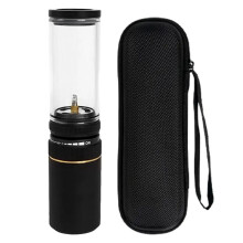 Lanterne à Gaz Portable Coupe-Vent pour Camping, Lampe à Gaz D'Extérieur Réglable pour L'Alpinisme, la Pêche et le Barbecue B