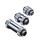 Conectores Rotativos Macho para Macho G1/4 Polegadas - Conexões de Resfriamento de Água SLI de Cobre para PC, Comprimentos Ajustáveis D 5
