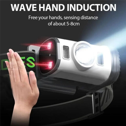 LED Sensor Hat Clip Lamp Waterproof  Light Rechargeable Fishing Searching Light Camping Light Night  Flashlight 2