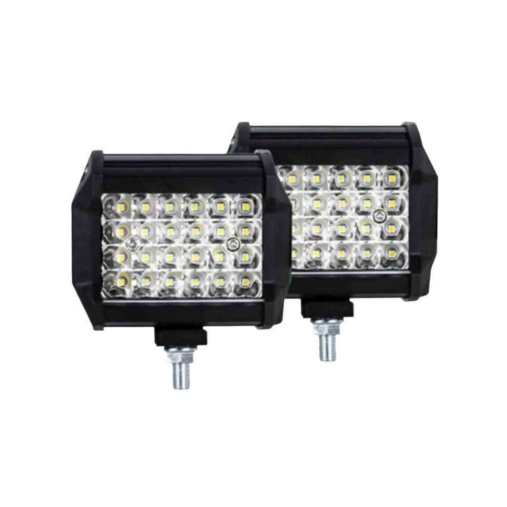 2Pcs Car 12V 24V Head 72W Bar Work Spot 4Inch Led Bar Fog Lamp For Truck Tractor Boat Suv Light 4712708557200