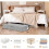 Large foldable storage box with lid and handles. 3