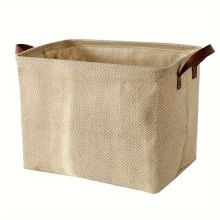 Jute opbergdoos met handvat