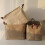 Jute storage box with handle 3