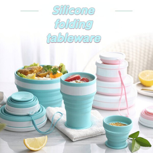Foldable silicone cookware set 2