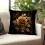 Funda de almohada de felpa dorada 5