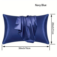 Fundas de almohada de satén liso