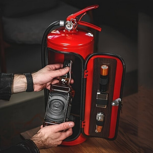Metalen brandblusser minibar 2